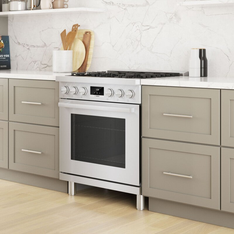 BOSCH 800 Series Gas Freestanding Range 30'' - Stainless Steel (HGS8055UC)