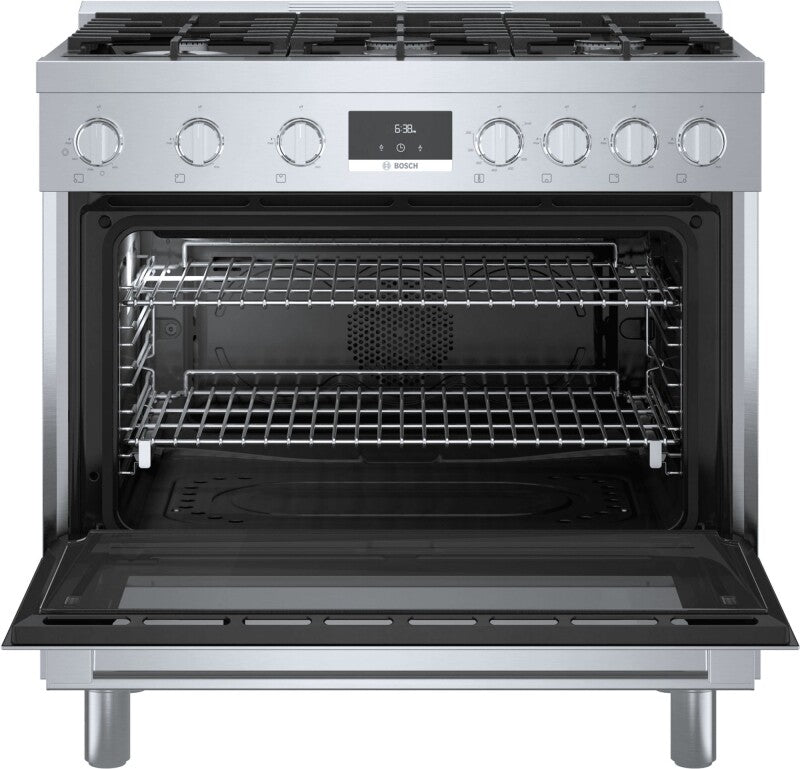 BOSCH 800 Series Gas Freestanding Range 36'' - Stainless Steel (HGS8655UC)