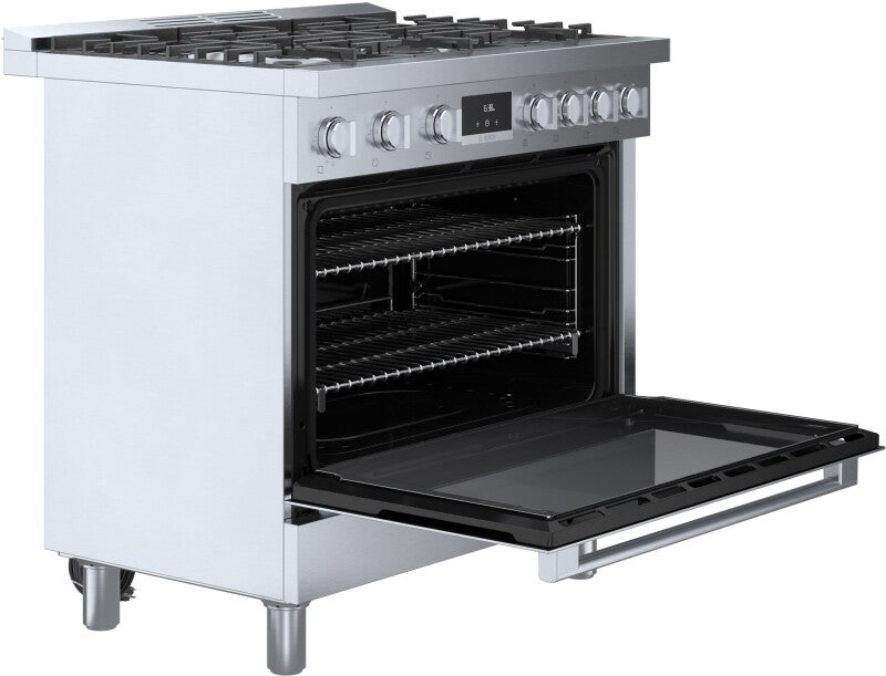 BOSCH 800 Series Gas Freestanding Range 36'' - Stainless Steel (HGS8655UC)
