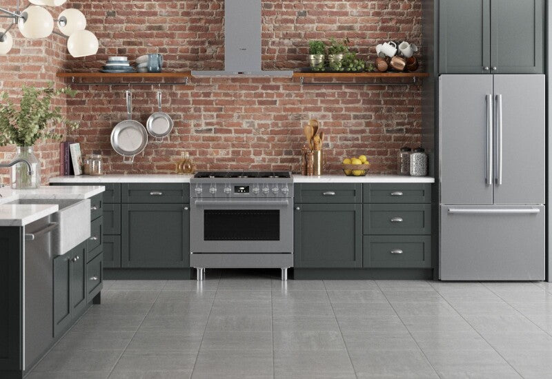 BOSCH 800 Series Gas Freestanding Range 36'' - Stainless Steel (HGS8655UC)
