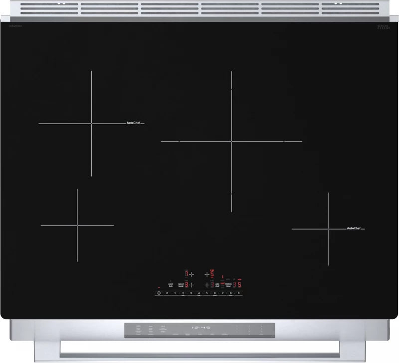 BOSCH 800 Series Induction Slide-in Range 30'' - Stainless Steel (HII8057U)