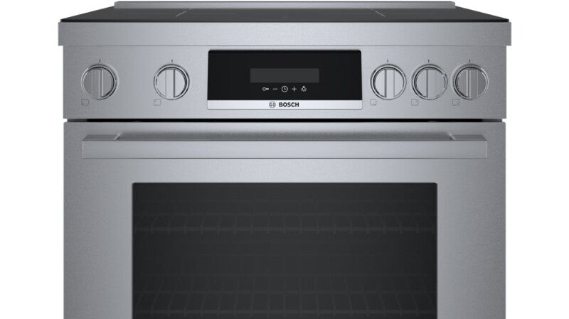 Bosch 800 Series Induction freestanding range 30'' - Stainless (HIS8055U)