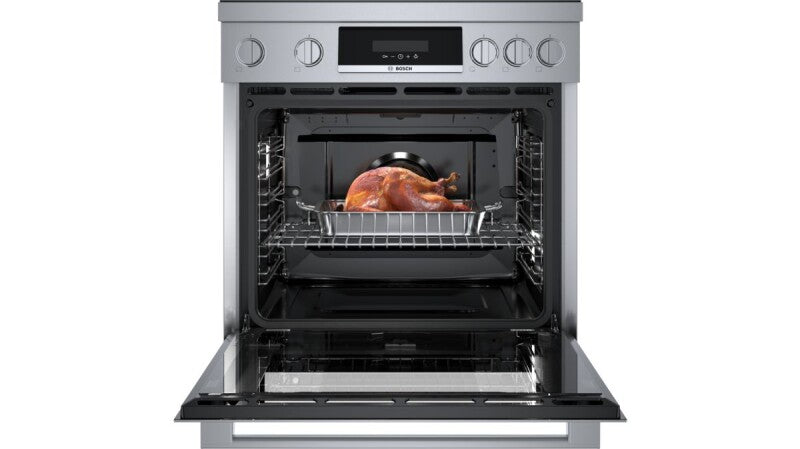 Bosch 800 Series Induction freestanding range 30'' - Stainless (HIS8055U)