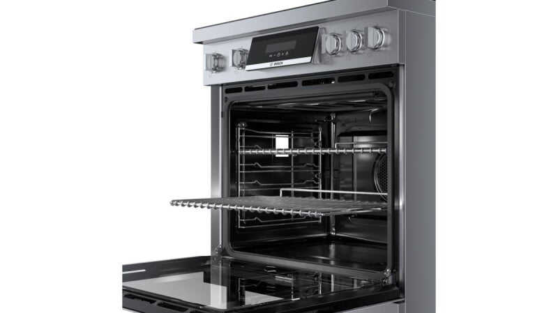 Bosch 800 Series Induction freestanding range - Stainless Steel (HIS8055U)