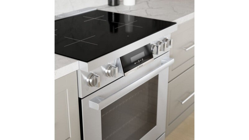 Bosch 800 Series Induction freestanding range - Stainless Steel (HIS8055U)