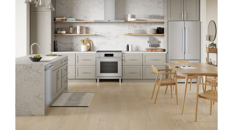 Bosch 800 Series Induction freestanding range 30'' - Stainless (HIS8055U)