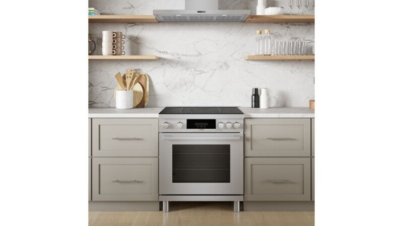 Bosch 800 Series Induction freestanding range - Stainless Steel (HIS8055U)