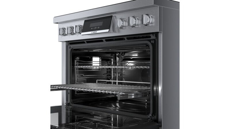 Bosch 800 Series Induction freestanding range 36'' - Stainless (HIS8655U)