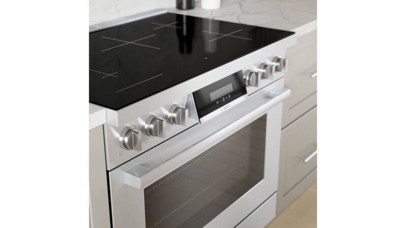 Bosch 800 Series Induction freestanding range 36'' - Stainless (HIS8655U)