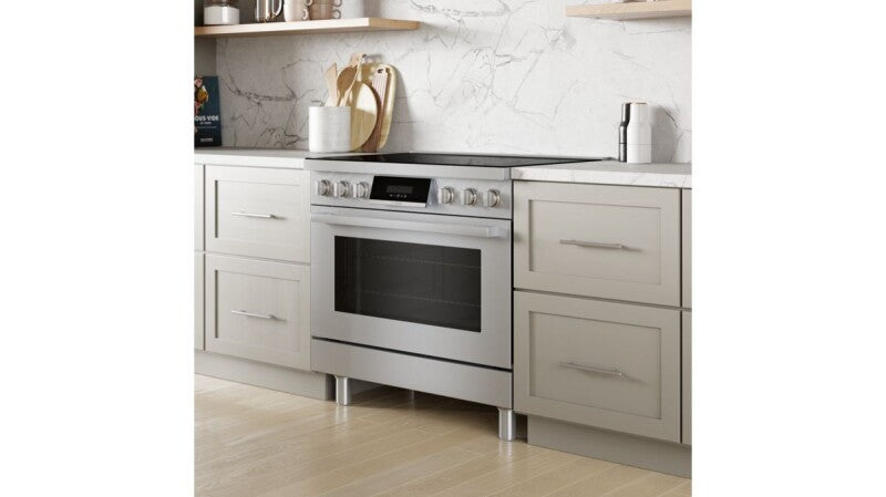 BOSCH 800 Series Induction freestanding range 36'' - Stainless Steel (HIS8655U)