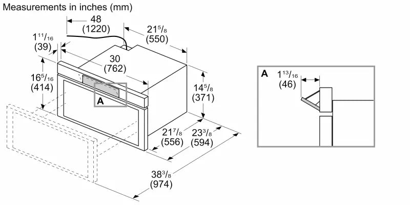Bosch 800 Series Drawer Microwave 30'' Stainless Steel - Stainless (HMD8054UC)