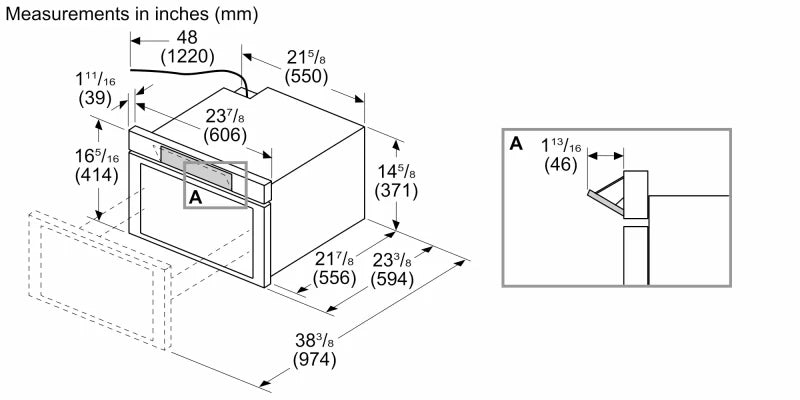 BOSCH 800 Series Drawer Microwave 24'' - Stainless Steel (HMD8454UC)