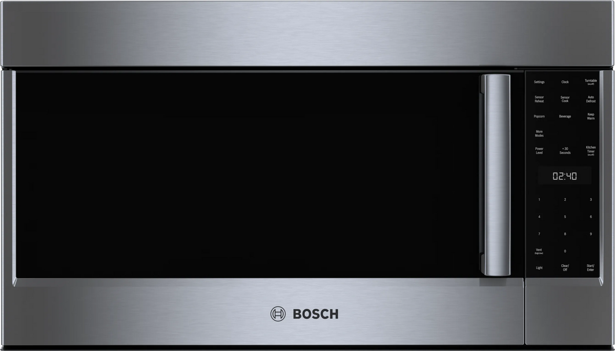 BOSCH 500 Series Over-The-Range Microwave 30'' Left SideOpening Door - Stainless Steel (HMV5053U)