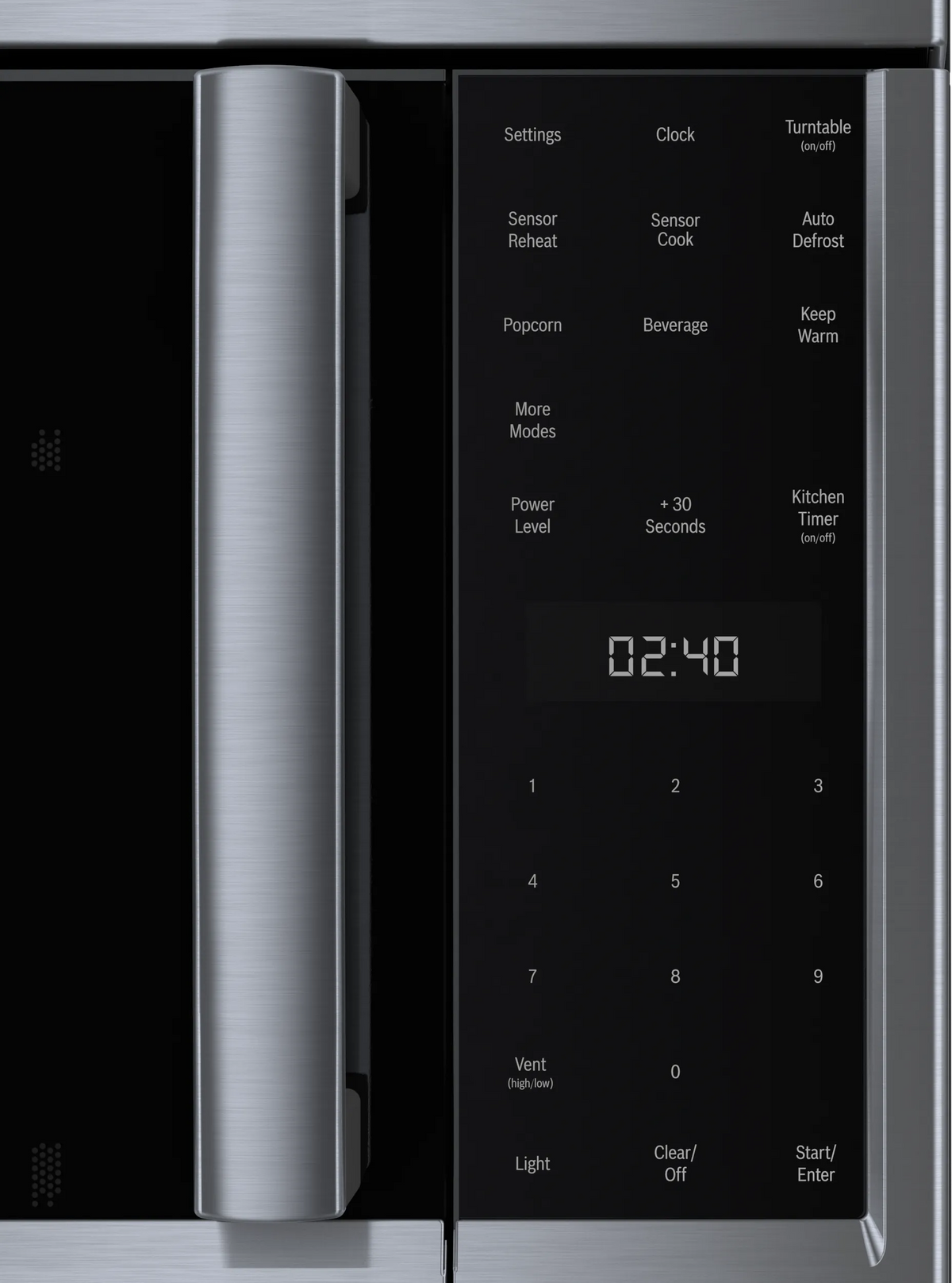 BOSCH 500 Series Over-The-Range Microwave 30'' Left SideOpening Door - Stainless Steel (HMV5053U)