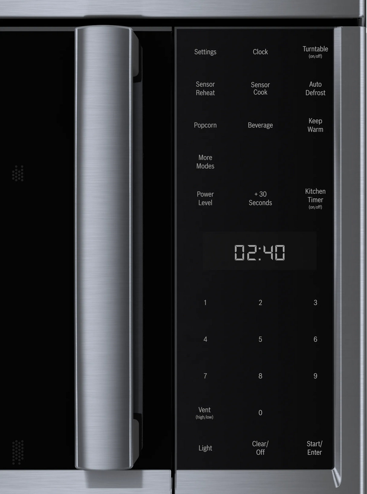BOSCH 500 Series Over-The-Range Microwave 30'' Left SideOpening Door - Stainless Steel (HMV5053U)
