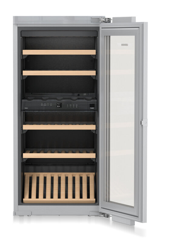 LIEBHERR Built-in multi-temperature wine fridge - Stainless Steel (HW4800)