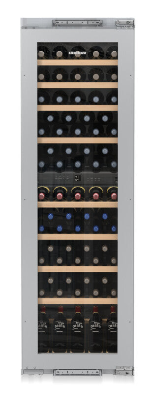 LIEBHERR Built-in multi-temperature wine fridge - Stainless Steel (HW8000)