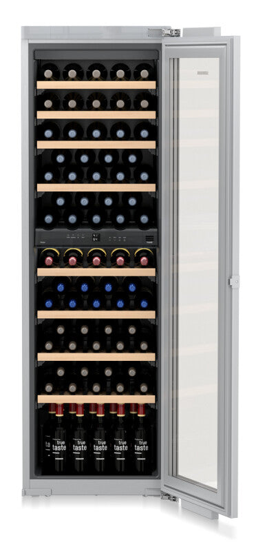 LIEBHERR Built-in multi-temperature wine fridge - Stainless Steel (HW8000)