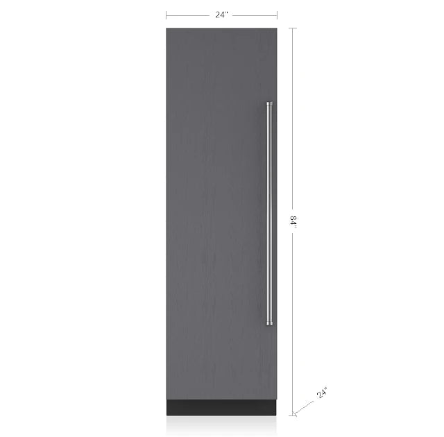 SUB-ZERO 24" Designer Column Refrigerator - Panel Ready - Right Hinge with SS Panel & Dual Install Kit Installed - Other (IC24RRH)