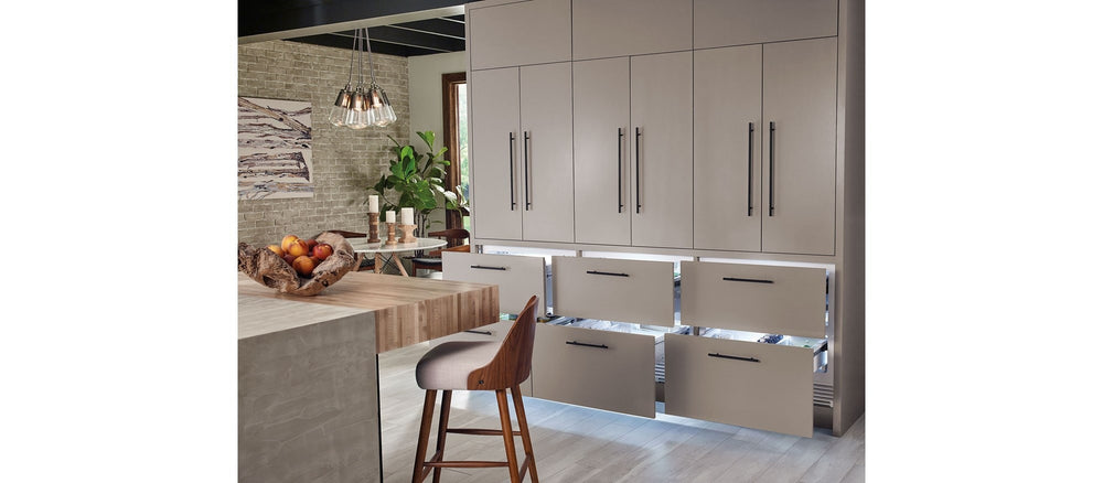 Sub-Zero 30" Designer Freezer Drawers with Ice Maker - Custom/Panel Ready (ID30FI)