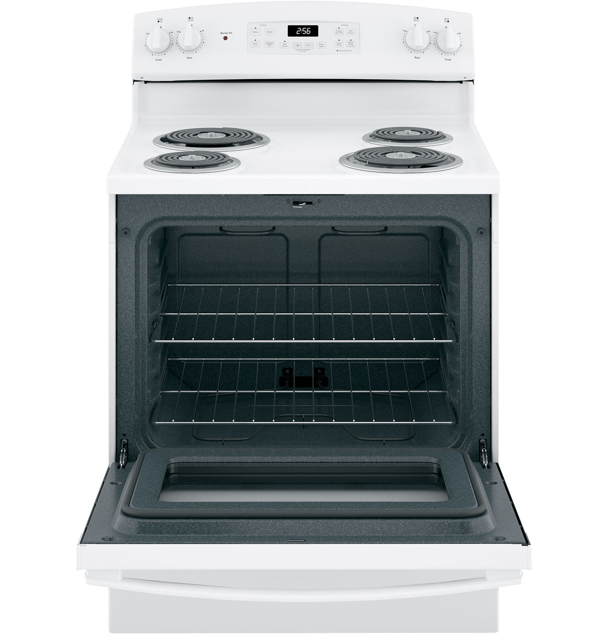 GE 30" Free-Standing Self-Clean Electric Range - White (JB256DMWW)