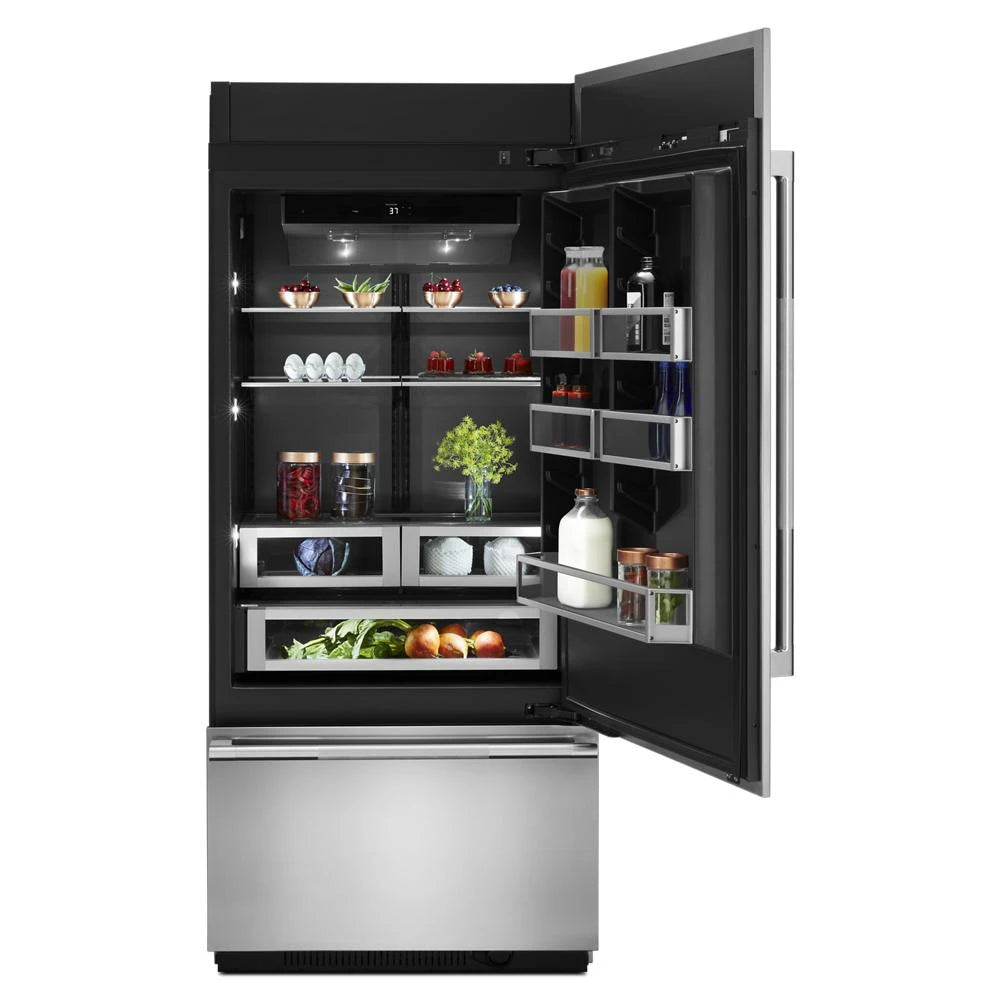 JENNAIR 36” Panel-Ready Built-In Bottom-Freezer Refrigerator (Right-Hand Door Swing) - Panel Ready (JB36NXFXRE)