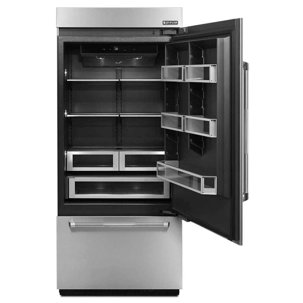 JENNAIR 36” Panel-Ready Built-In Bottom-Freezer Refrigerator (Right-Hand Door Swing) - Panel Ready (JB36NXFXRE)