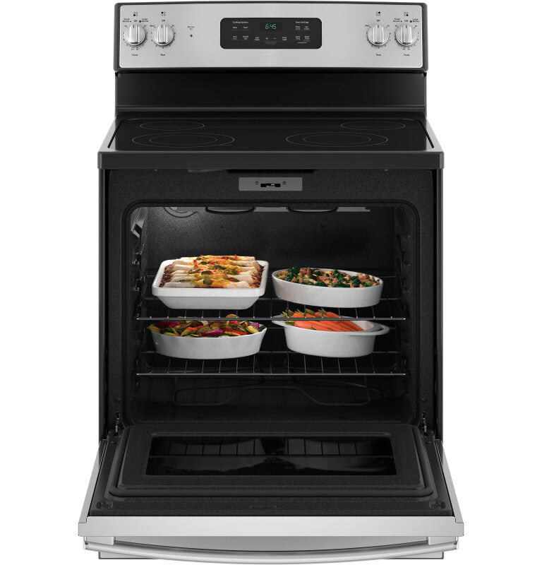 GE 30" Free-Standing Electric Range - Stainless Steel (JB645RKSS)