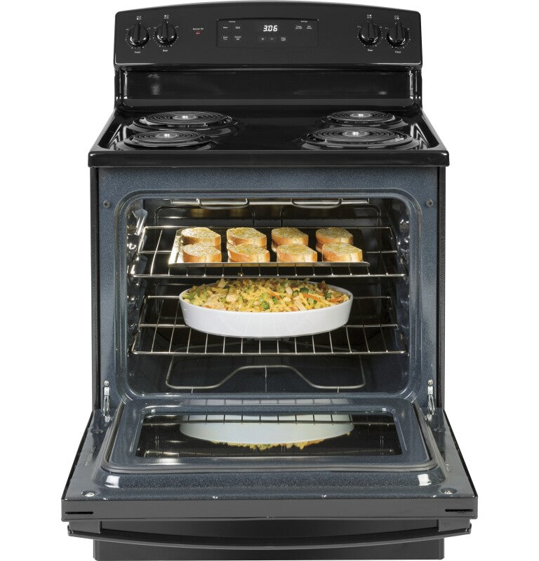 GE 30" Free-Standing Electric Range - Black (JBS360DMBB)