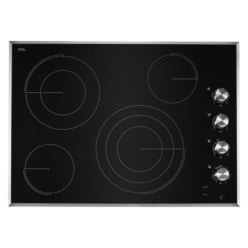 JennAir Lustre Stainless 30" Electric Radiant Cooktop - Stainless Steel (JEC3430HS)
