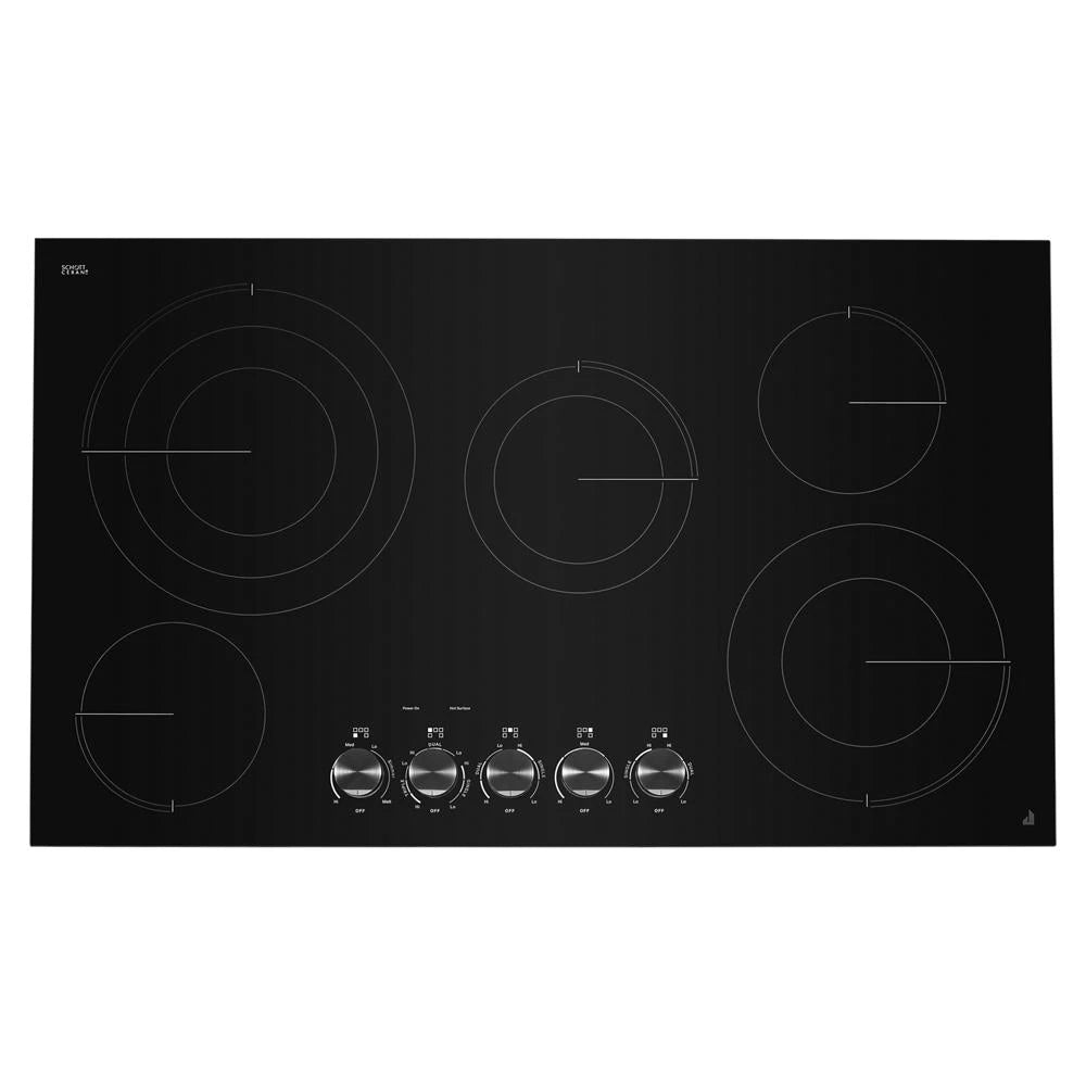 JENNAIR Oblivion Glass 36" Electric Radiant Cooktop - Black (JEC3536HB)