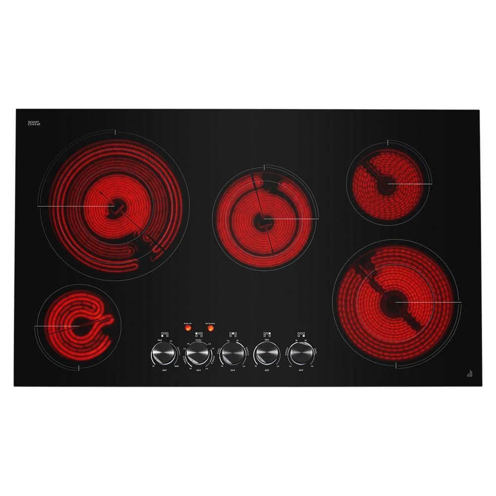 JENNAIR Oblivion Glass 36" Electric Radiant Cooktop - Black (JEC3536HB)