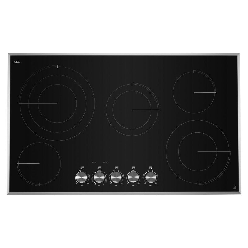 JennAir Lustre Stainless 36" Electric Radiant Cooktop - Stainless Steel (JEC3536HS)