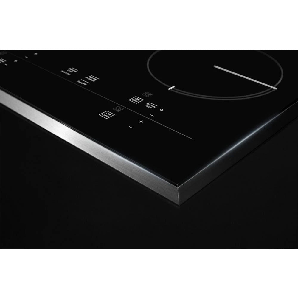 JENNAIR Black Floating Glass 36" Jx3™ Electric Downdraft Cooktop - Black (JED3536GB)
