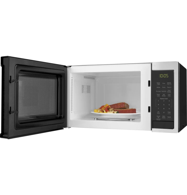 GE 0.9 Cu. Ft. Capacity Countertop Microwave Oven - Stainless Steel (JES1095SMSS)