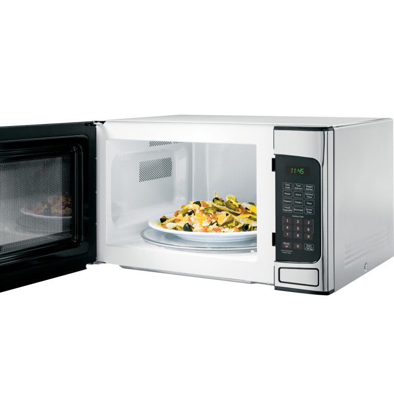 GE 1.1 Cu. Ft. Capacity Countertop Microwave Oven - Stainless Steel (JES1145SHSS)