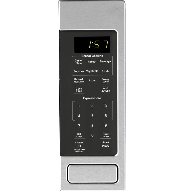 GE 1.6 Cu. Ft. Countertop Microwave Oven - Stainless Steel (JES1657SMSS)