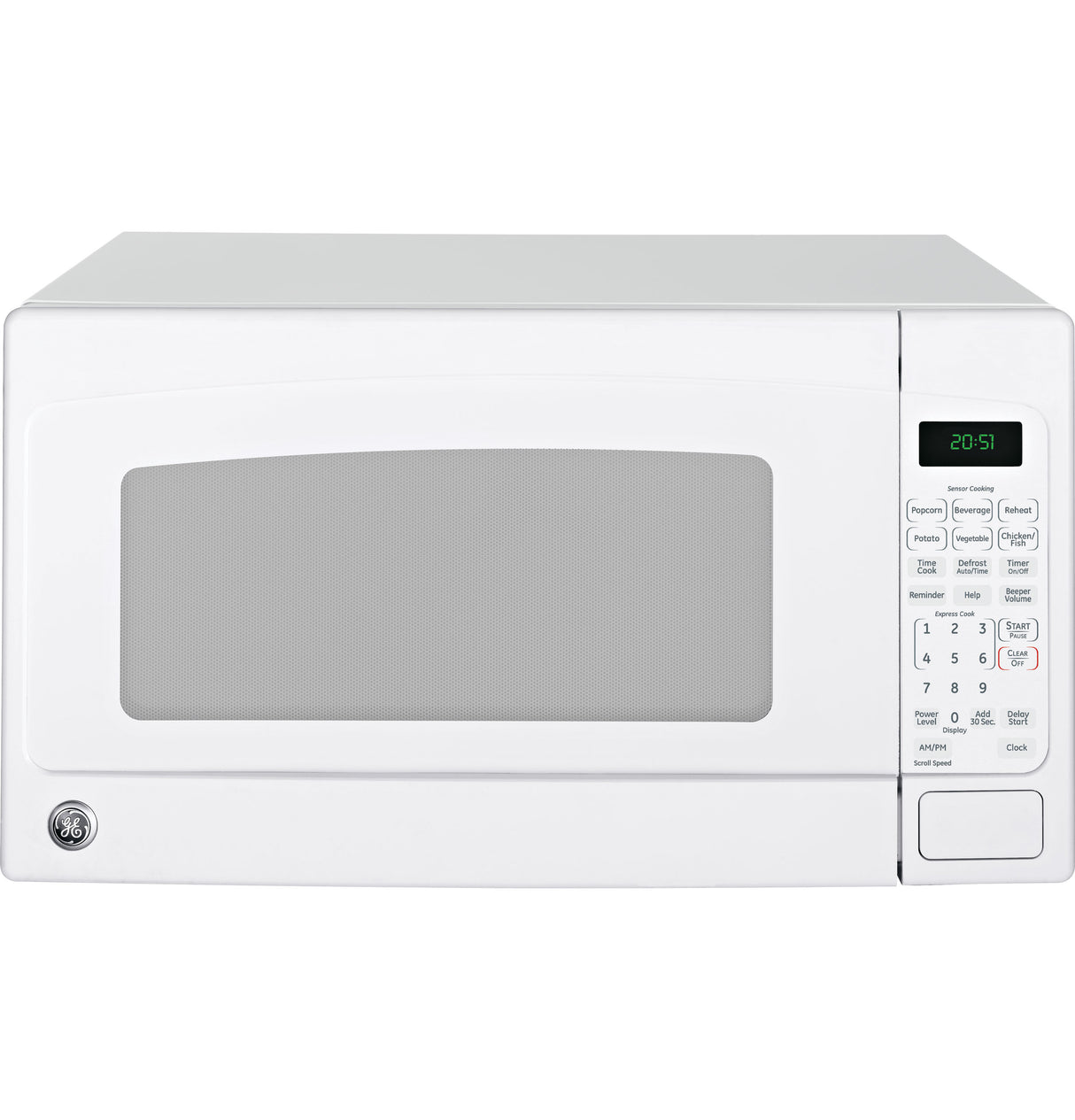 GE 2.0 Cu. Ft. Capacity Countertop Microwave Oven - White (JES2051DNWW)