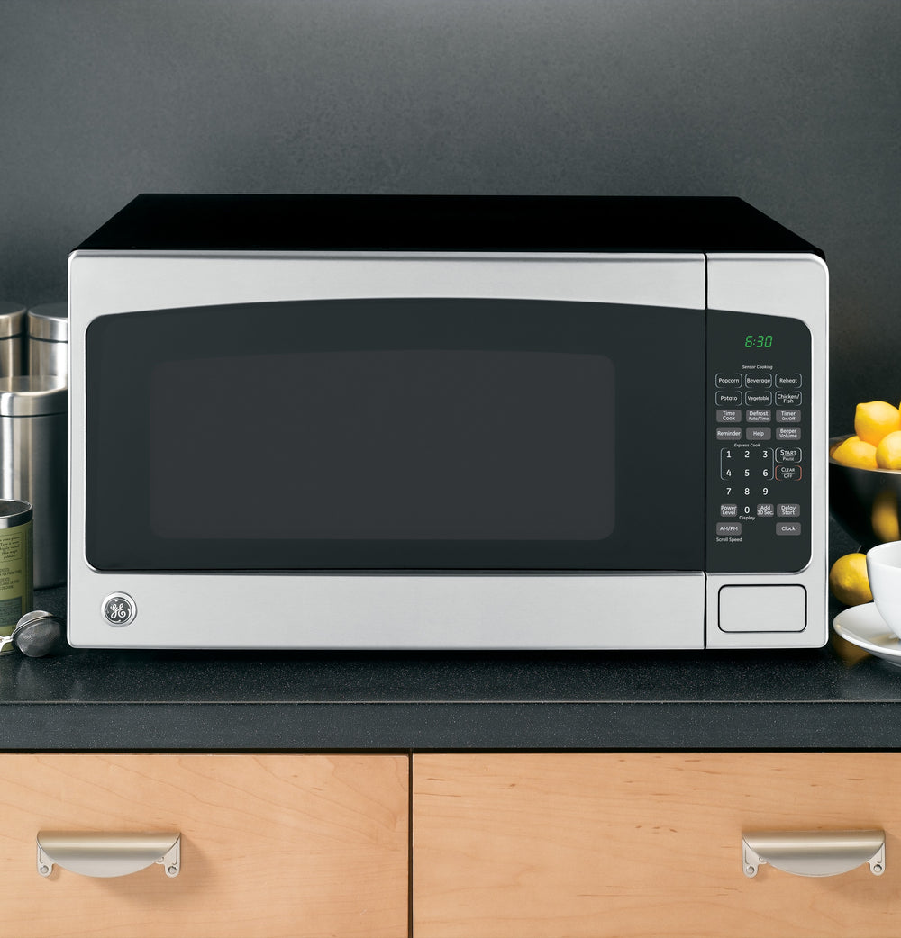 GE 2.0 Cu. Ft. Capacity Countertop Microwave Oven - Stainless Steel/Black (JES2051SNSS)