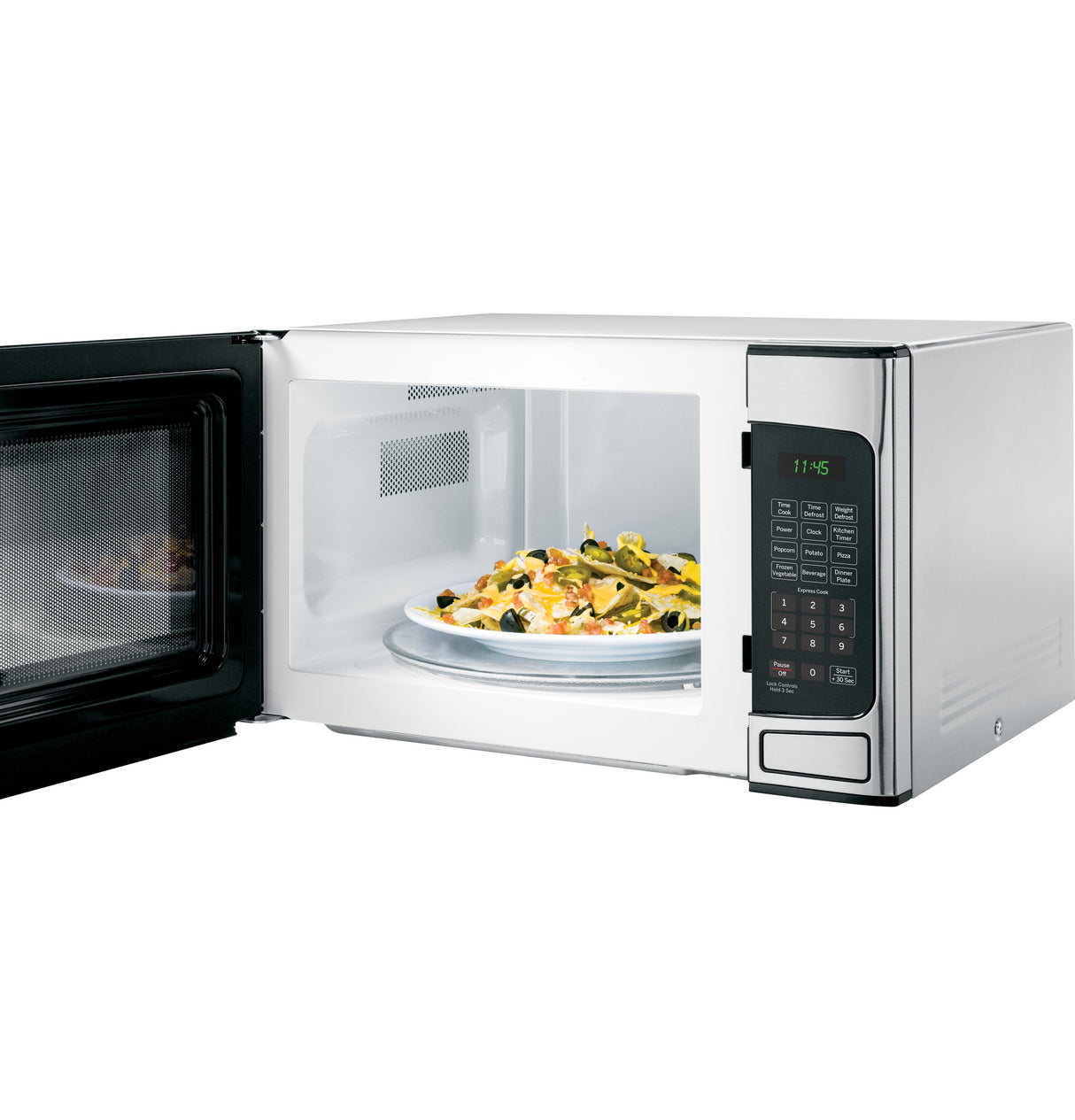 GE 1.1 Cu. Ft. Capacity Countertop Microwave Oven - Stainless Steel (JESP113SPSS)