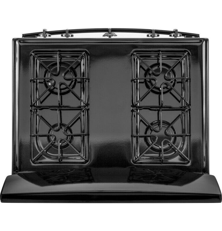 GE 30" Free-Standing Gas Range - Black (JGBS30DEKBB)