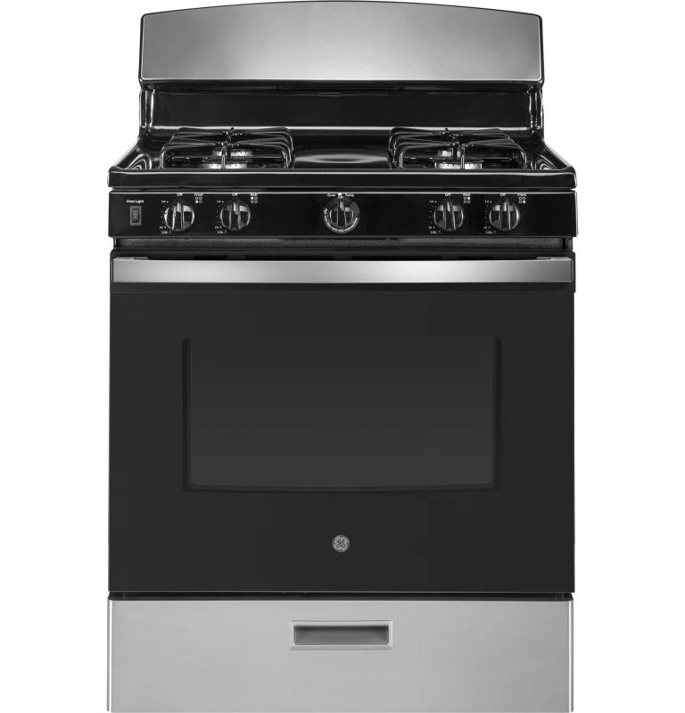 GE 30" Free-Standing Gas Range - Stainless Steel (JGBS30RETSS)