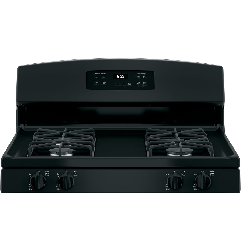 GE 30" Free-Standing Gas Range - Black (JGBS60DEKBB)