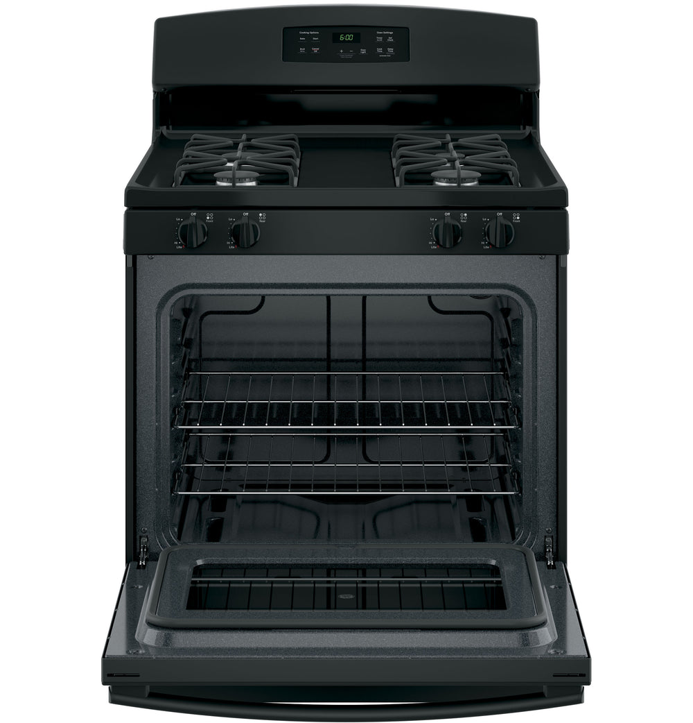 GE 30" Free-Standing Gas Range - Black (JGBS60DEKBB)