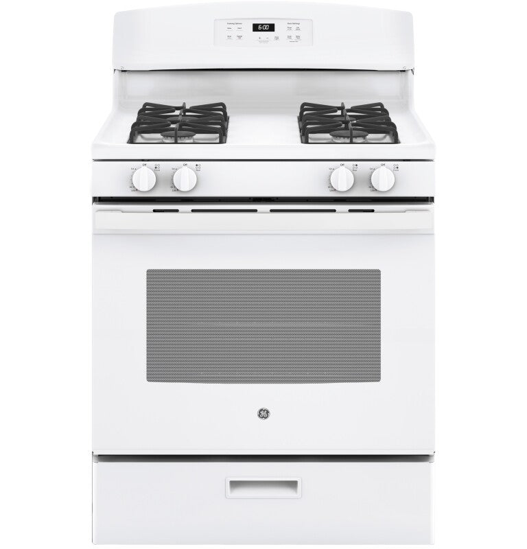 GE 30" Free-Standing Gas Range - White (JGBS60DEKWW)