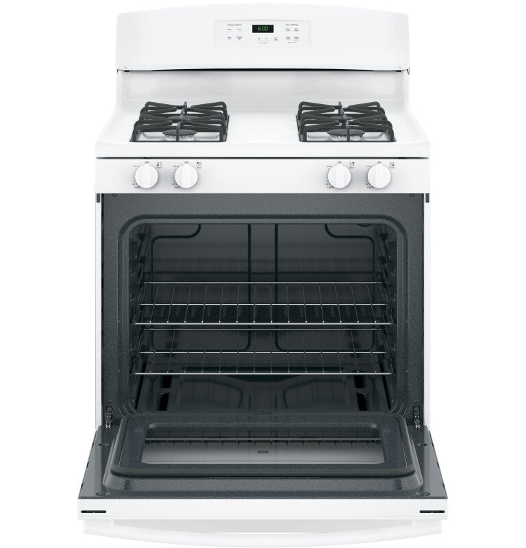 GE 30" Free-Standing Gas Range - White (JGBS60DEKWW)