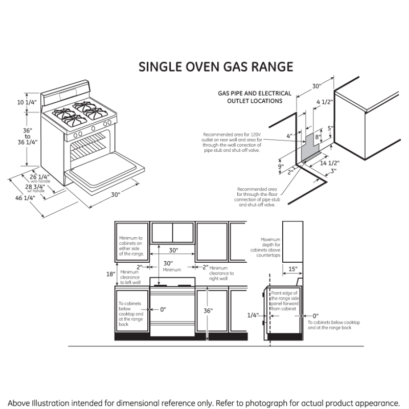 GE 30" Free-Standing Gas Range - White (JGBS60DEKWW)