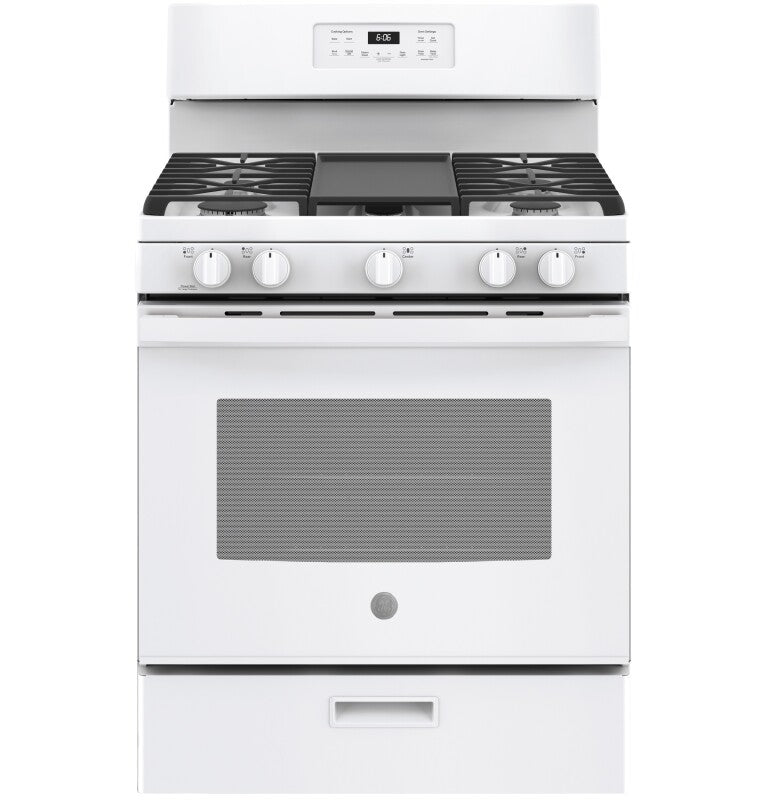 GE 30" Free-Standing Gas Range - White (JGBS66DEKWW)