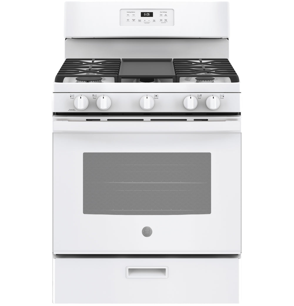 GE 30" Free-Standing Gas Range - White (JGBS66DEKWW)