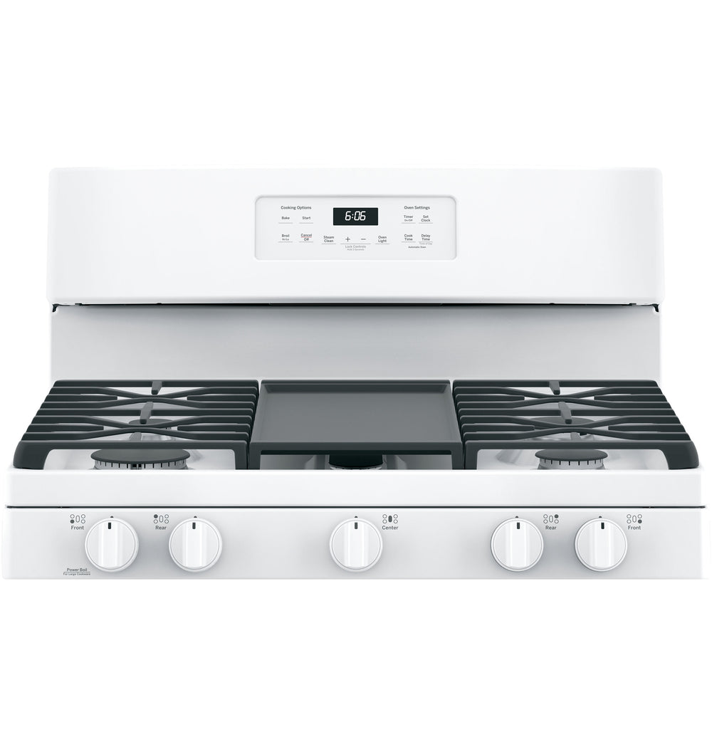 GE 30" Free-Standing Gas Range - White (JGBS66DEKWW)